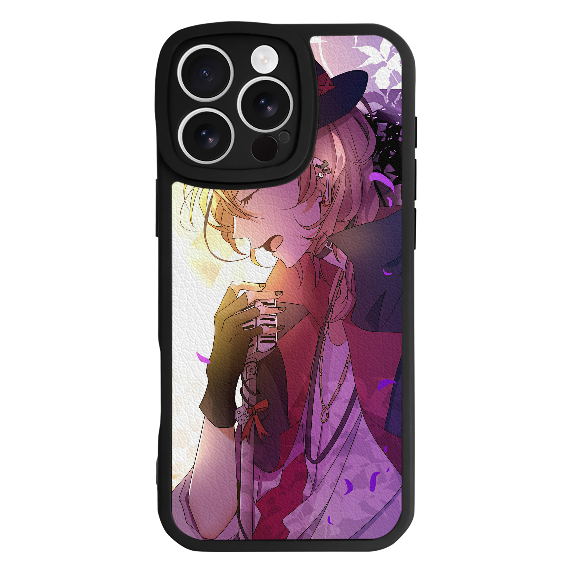 （画像用） 文豪ストレイドッグス Bungo Stray Dogs 【iPhone 16シリーズ対応】シリコンスマホケース（レザー調） 材質：シリコン